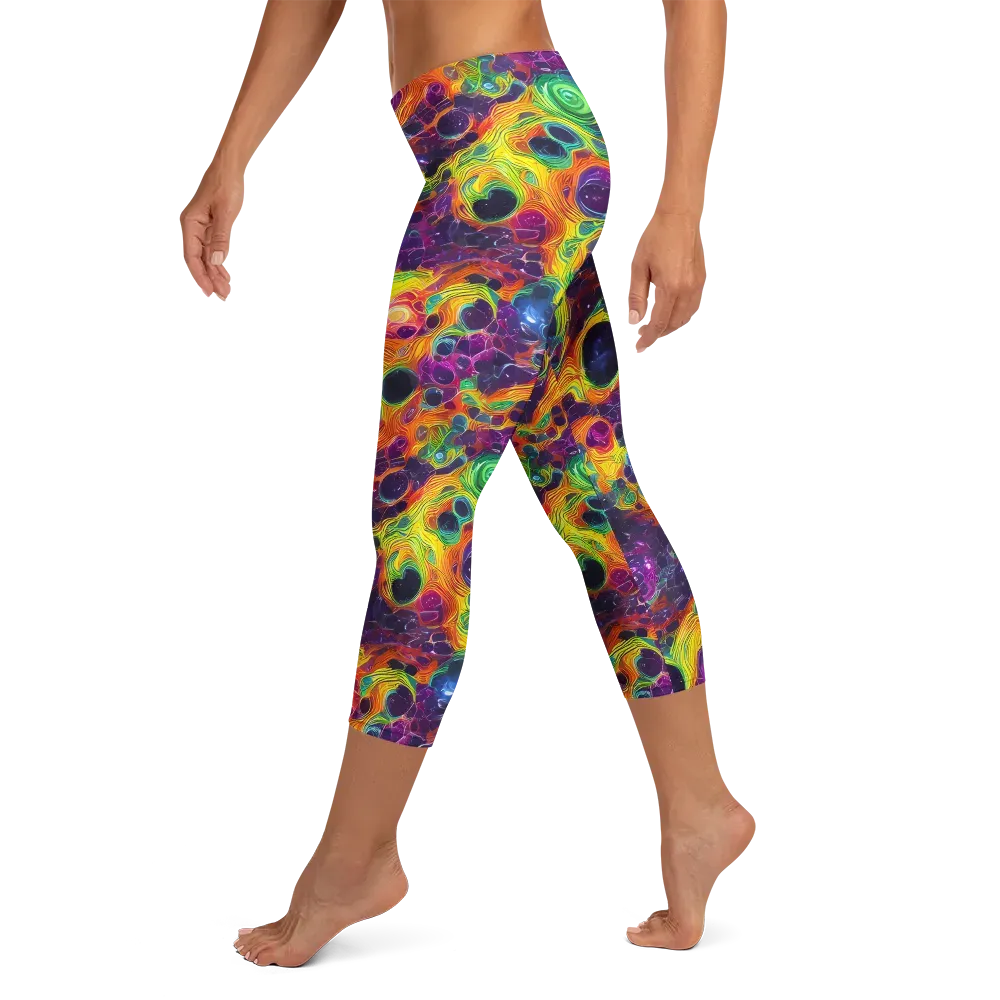 Luminous Orbits on Capri Leggings — Left