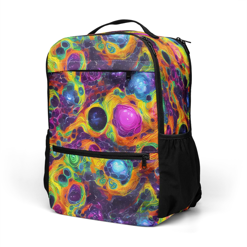 Luminous Orbits on Utility Backpack — Left Front