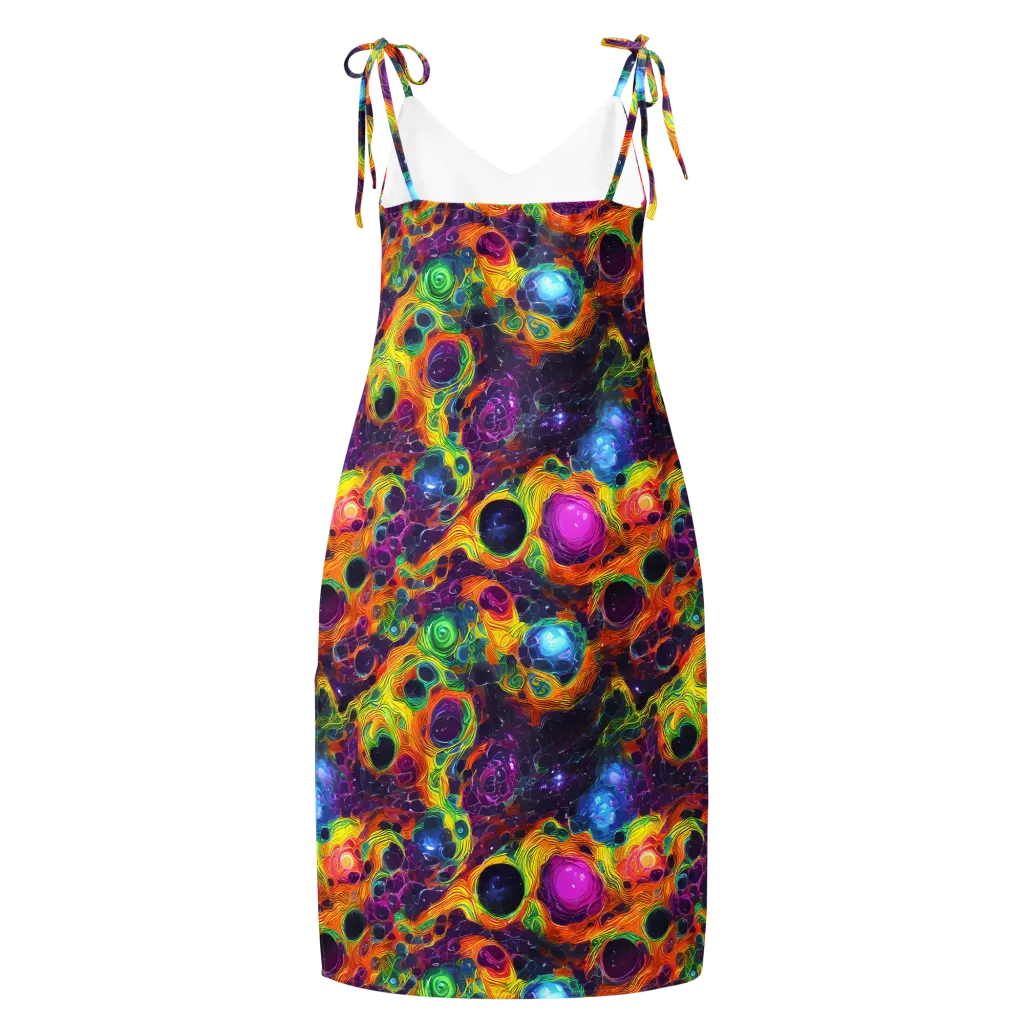 Luminous Orbits on Slip Dress — Back