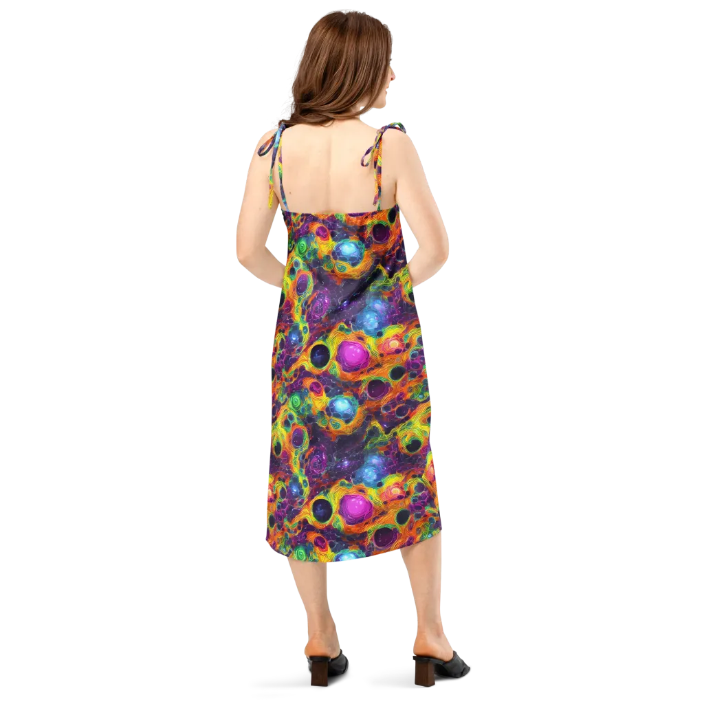 Luminous Orbits on Slip Dress — Back