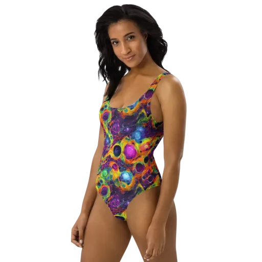 Luminous Orbits on a One-Piece Swimsuit