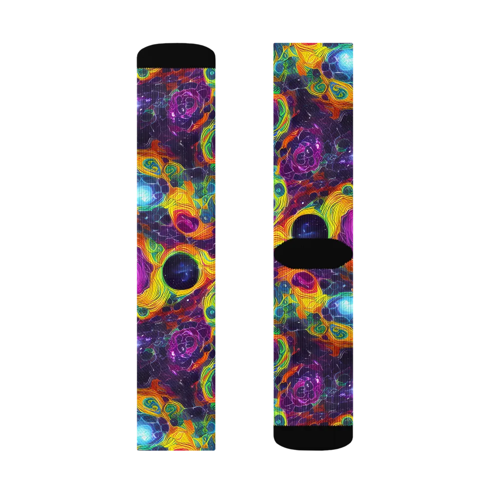 Luminous Orbits on Socks — Left Sock