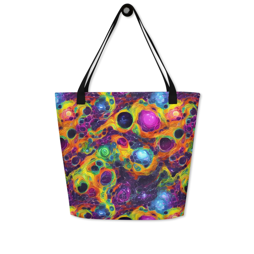 Luminous Orbits on Large Tote Bag W/ Pocket — Front