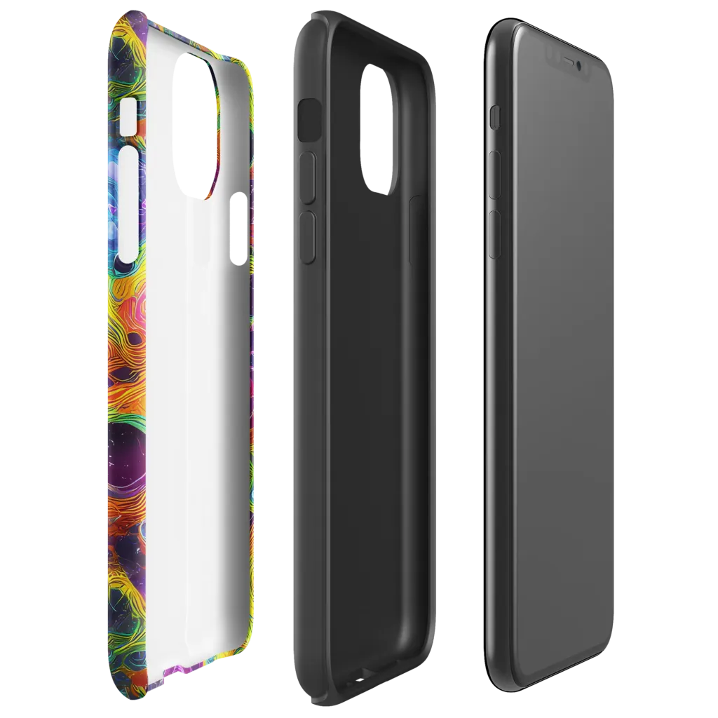 Luminous Orbits on Tough Case for iPhone® — Right