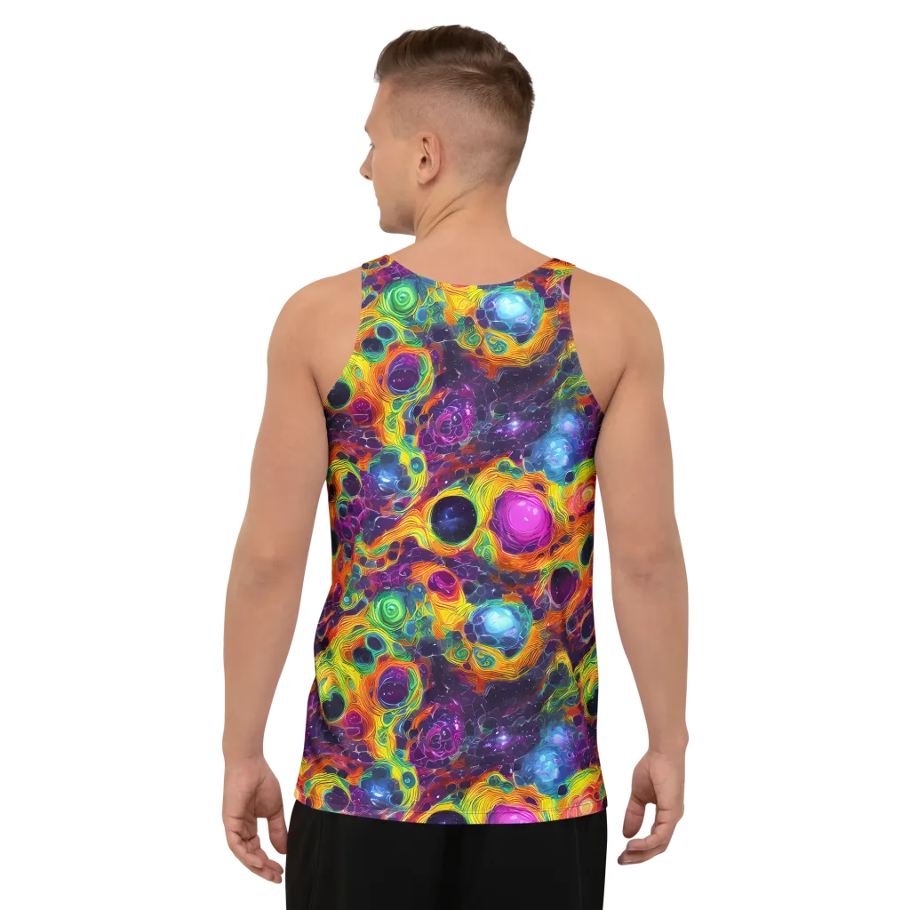 Luminous Orbits on Men's Tank Top — Back
