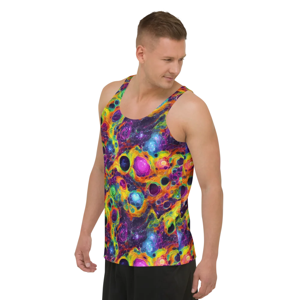 Luminous Orbits on Men's Tank Top — Left Front