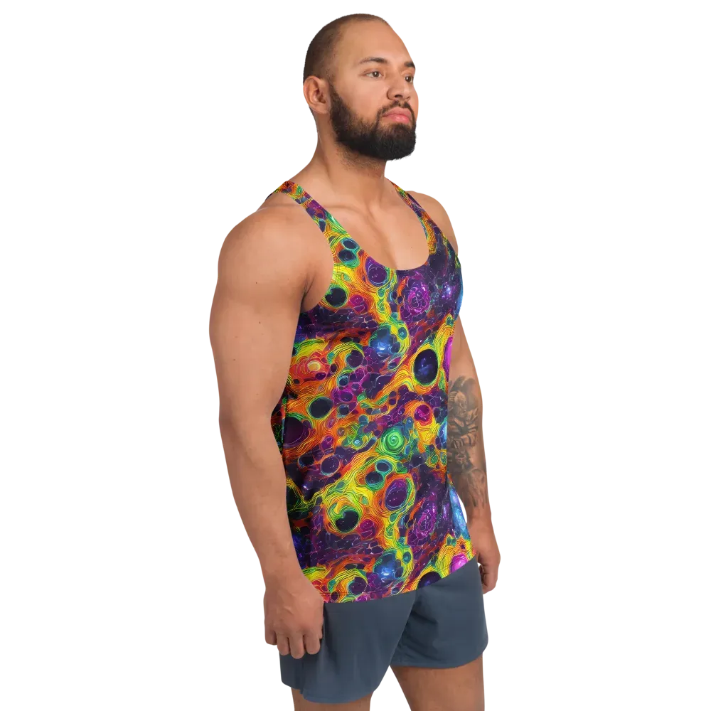 Luminous Orbits on Men's Tank Top — Right Front