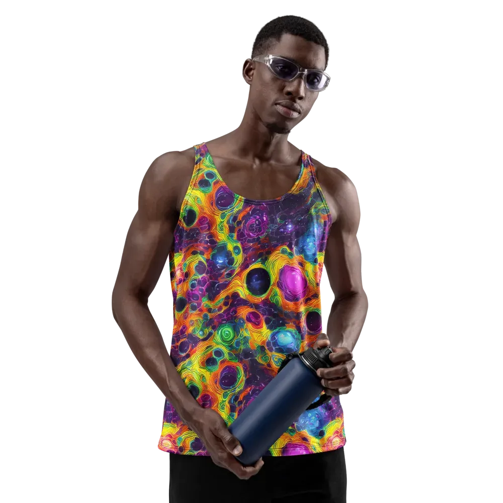 Luminous Orbits on Men's Tank Top — Front