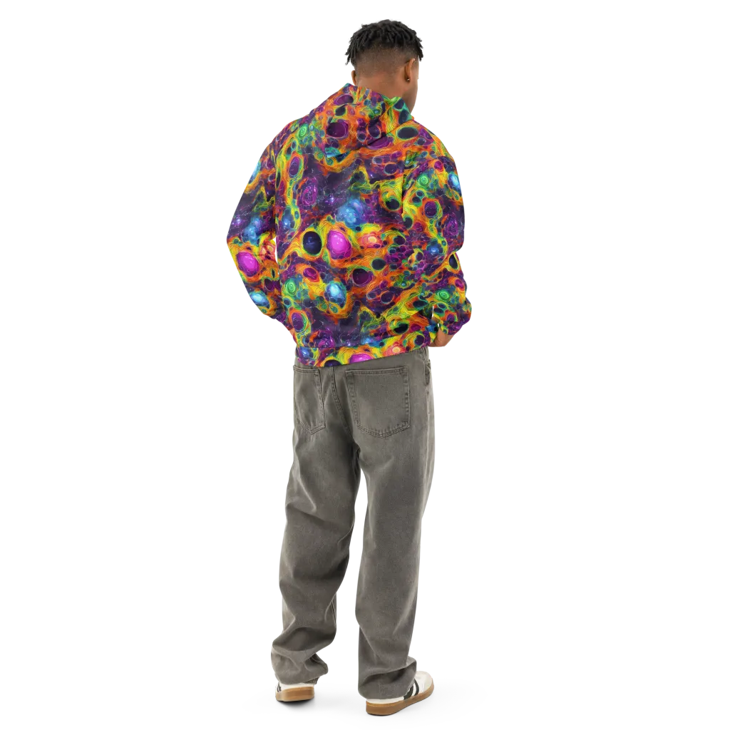 Luminous Orbits on Cotton Hoodie — Back