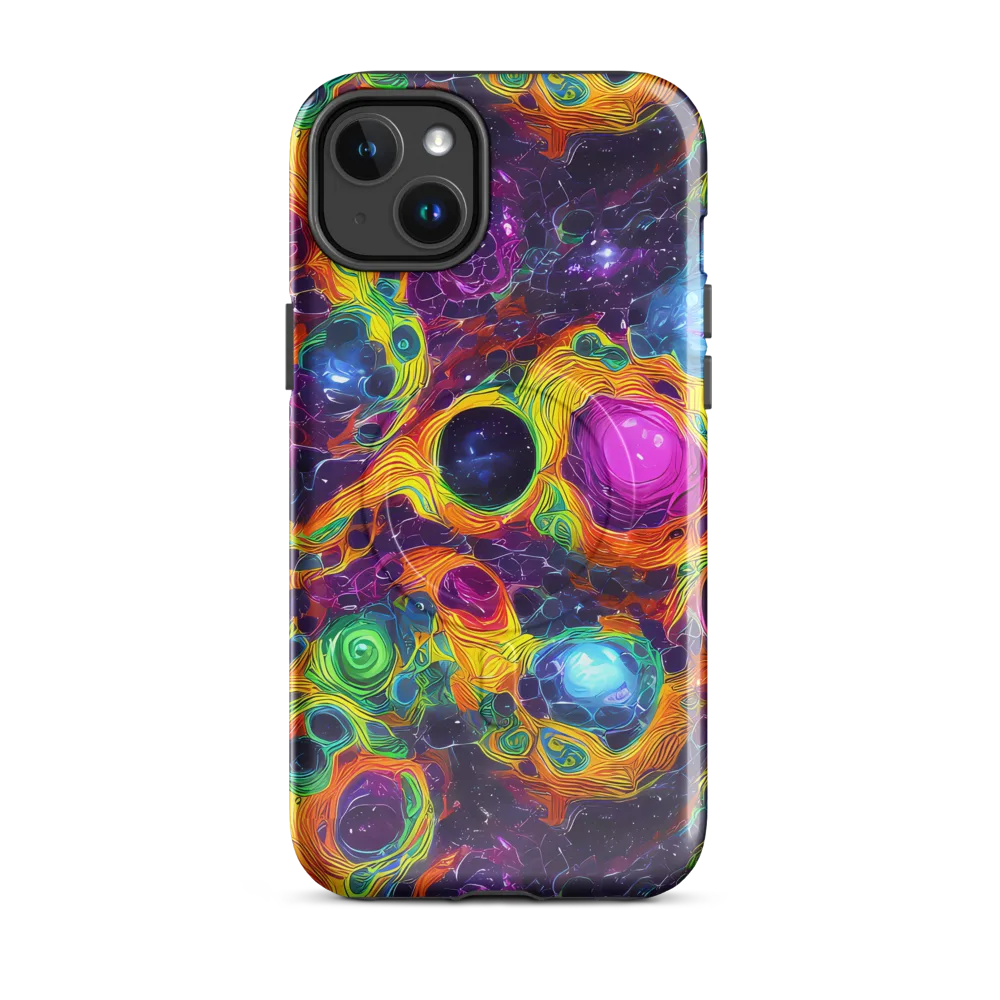 Luminous Orbits on MagSafe Tough Case for iPhone® — Front