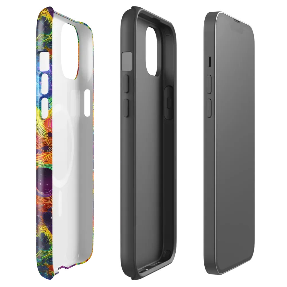 Luminous Orbits on MagSafe Tough Case for iPhone® — Front
