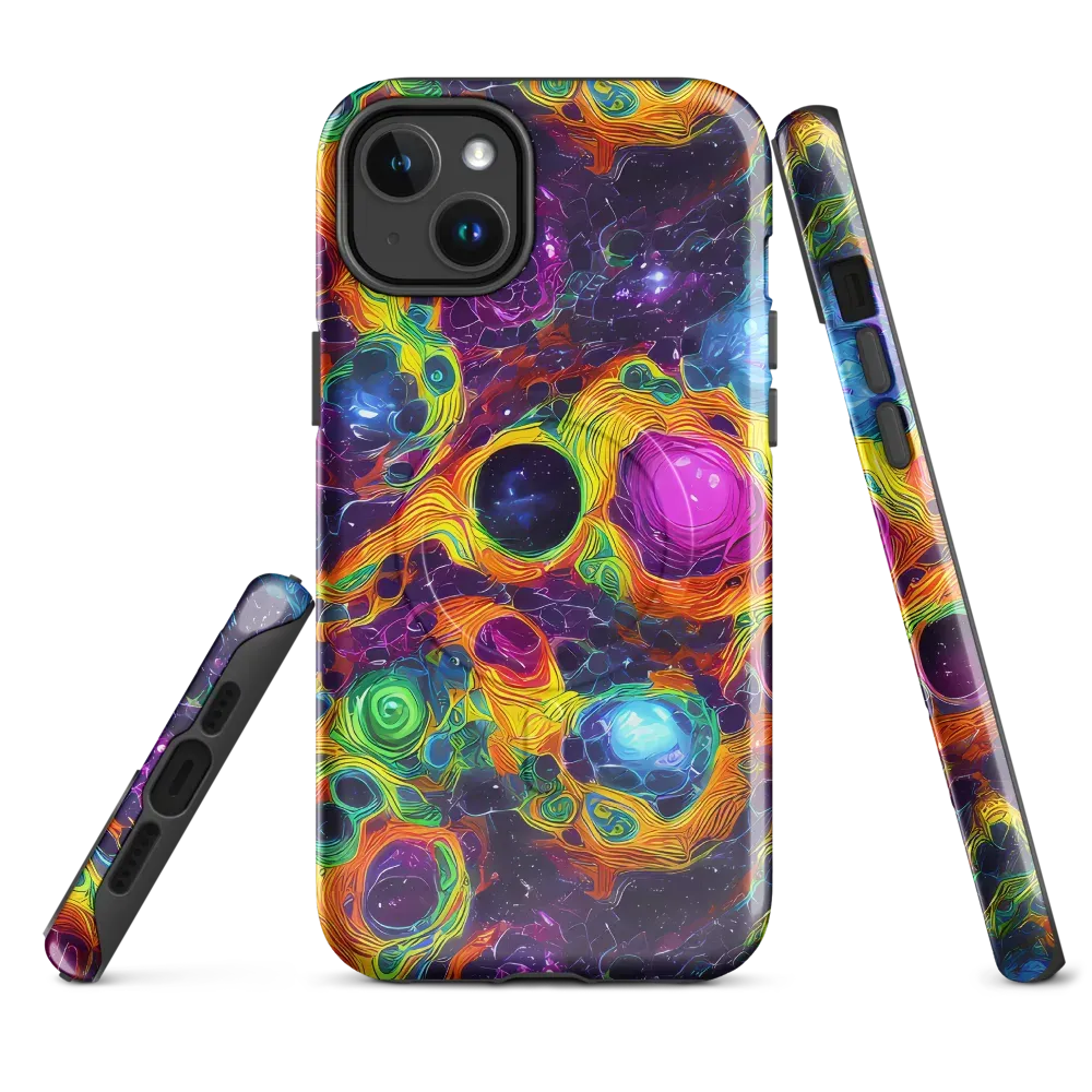 Luminous Orbits on MagSafe Tough Case for iPhone® — Front