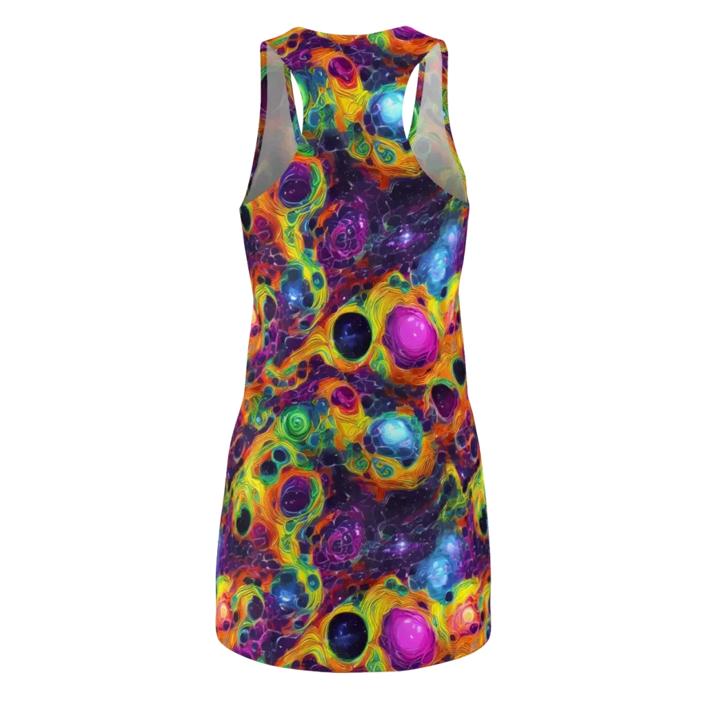 Luminous Orbits on Racerback Dress — Back