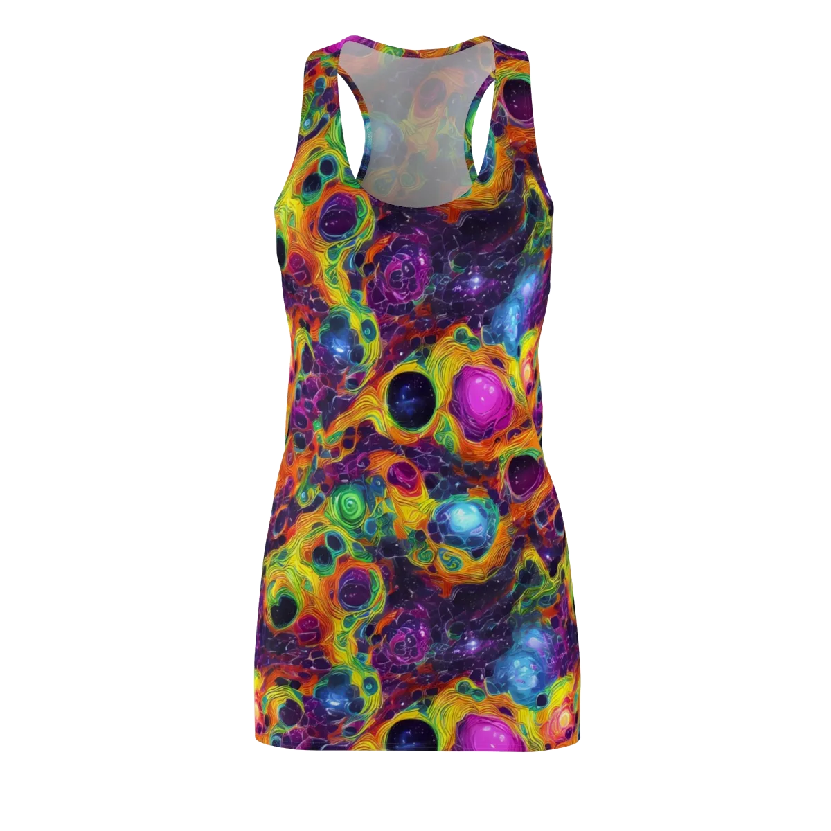 Luminous Orbits on Racerback Dress — Front