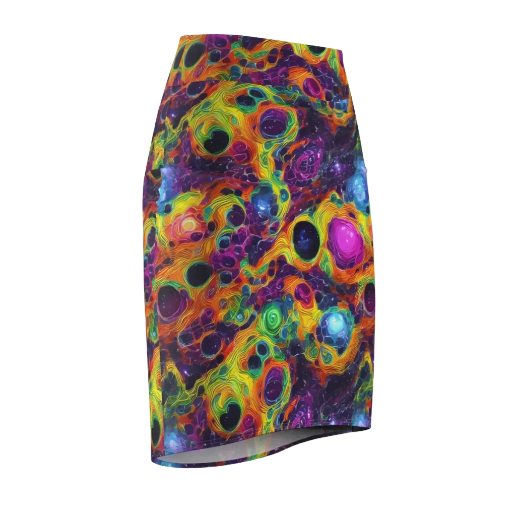 Luminous Orbits on Pencil Skirt — Front Side