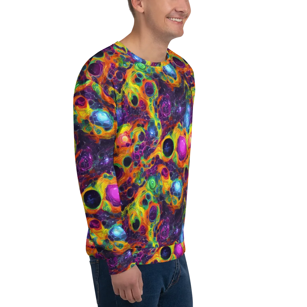 Luminous Orbits on Sweatshirt — Right Front