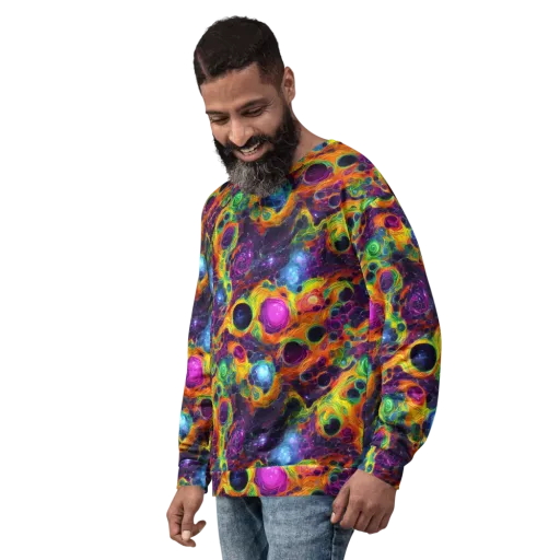 Luminous Orbits on a Sweatshirt