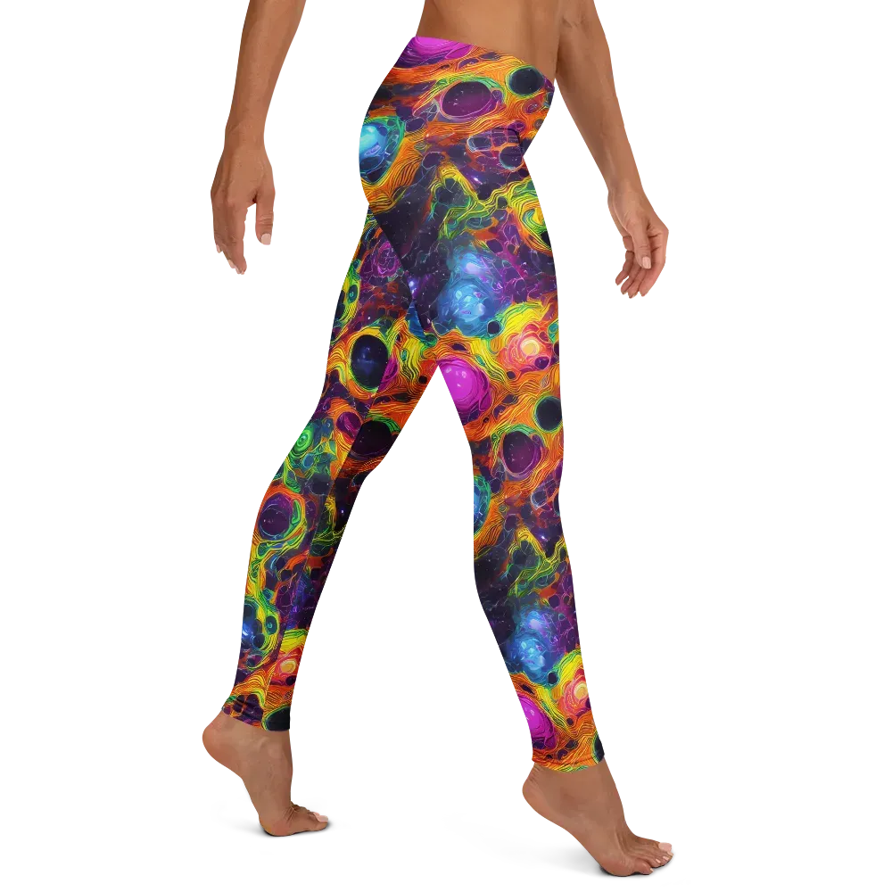 Luminous Orbits on Leggings — Right