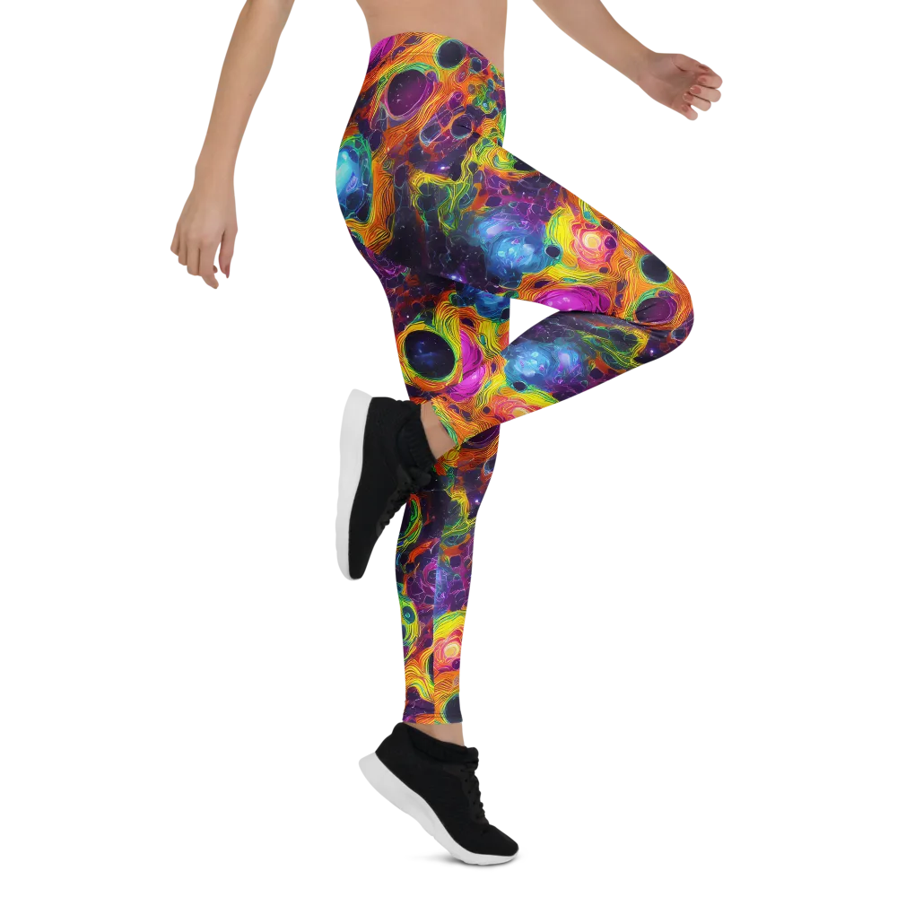 Luminous Orbits on Leggings — Right