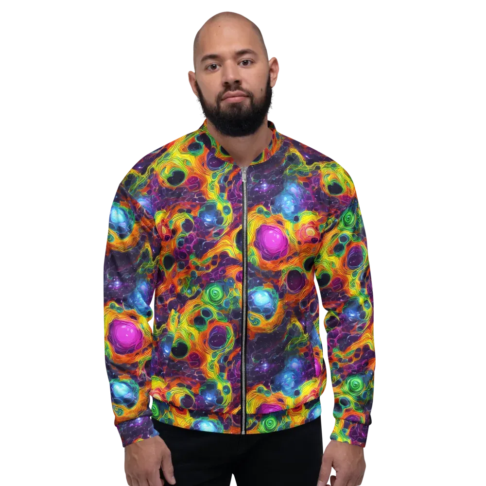 Luminous Orbits on Bomber Jacket — Front