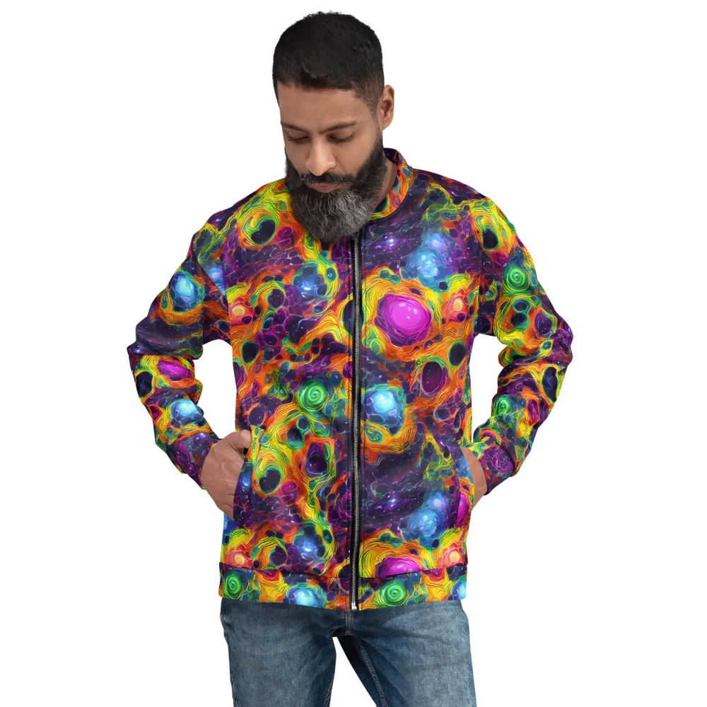 Luminous Orbits on Bomber Jacket — Front