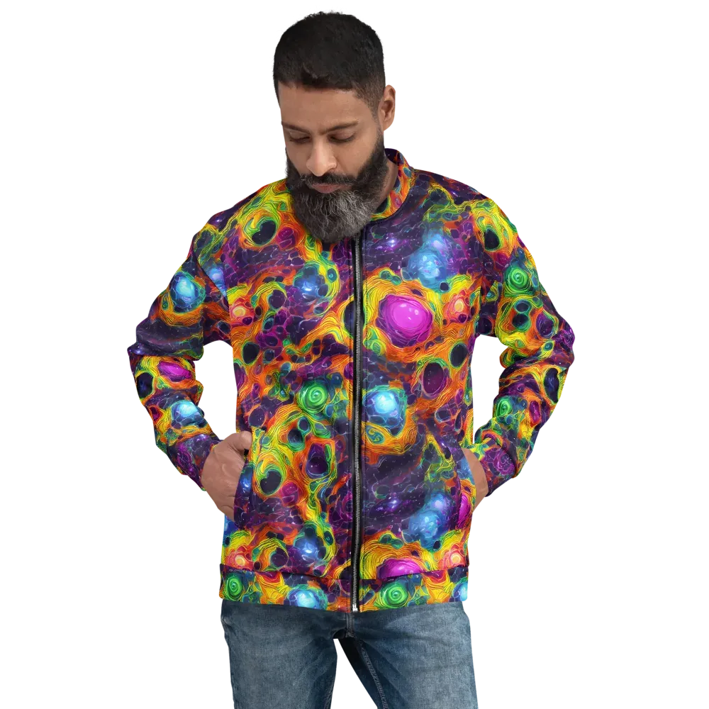 Luminous Orbits on Bomber Jacket — Front