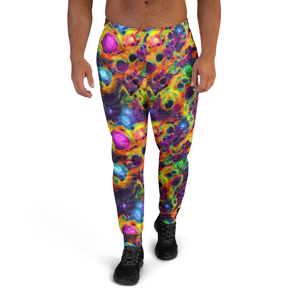 Luminous Orbits on Men's Joggers — Front