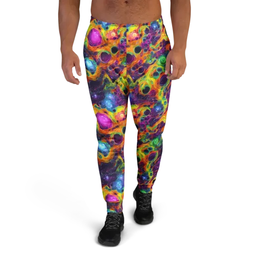 Luminous Orbits on a Men's Joggers