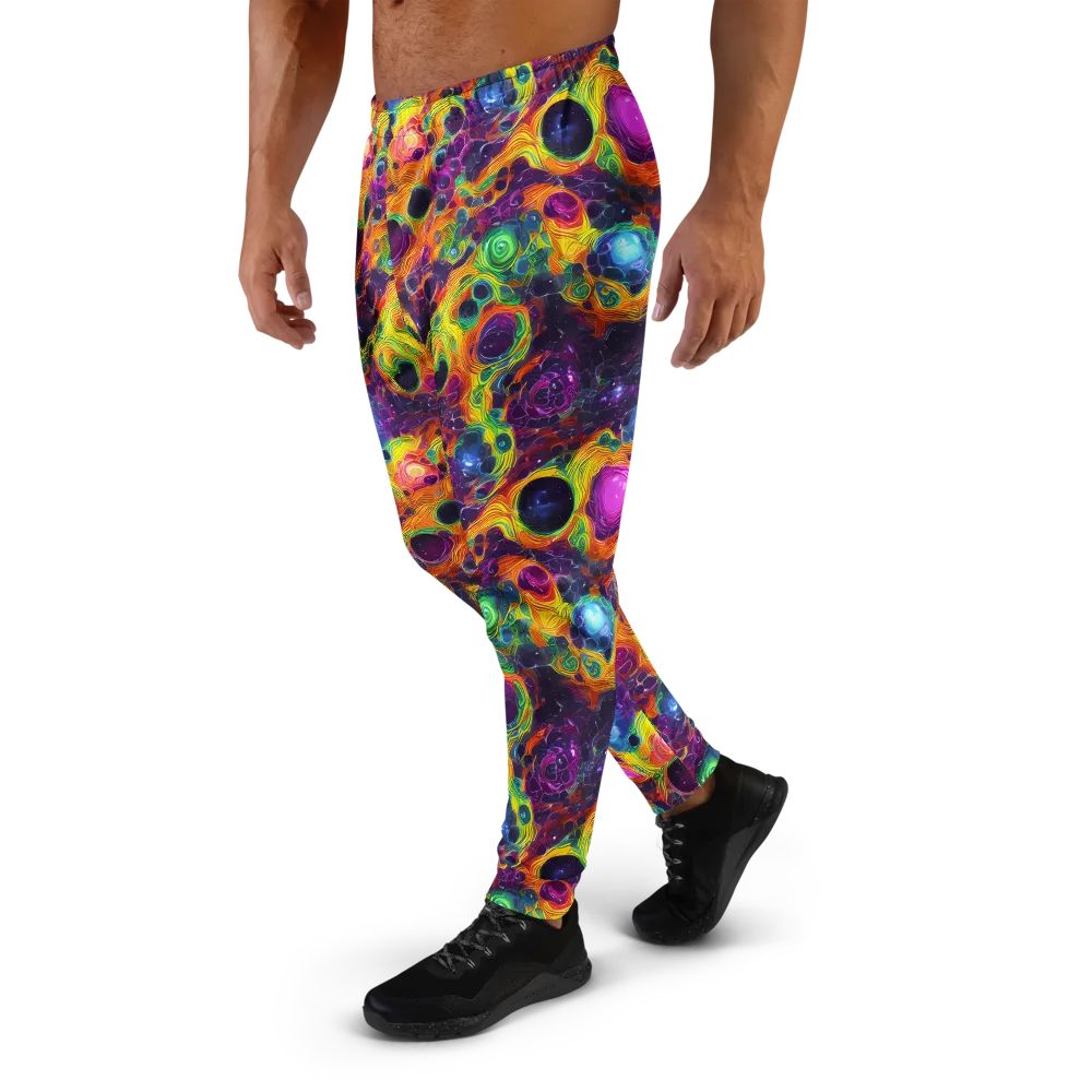 Luminous Orbits on Men's Joggers — Left