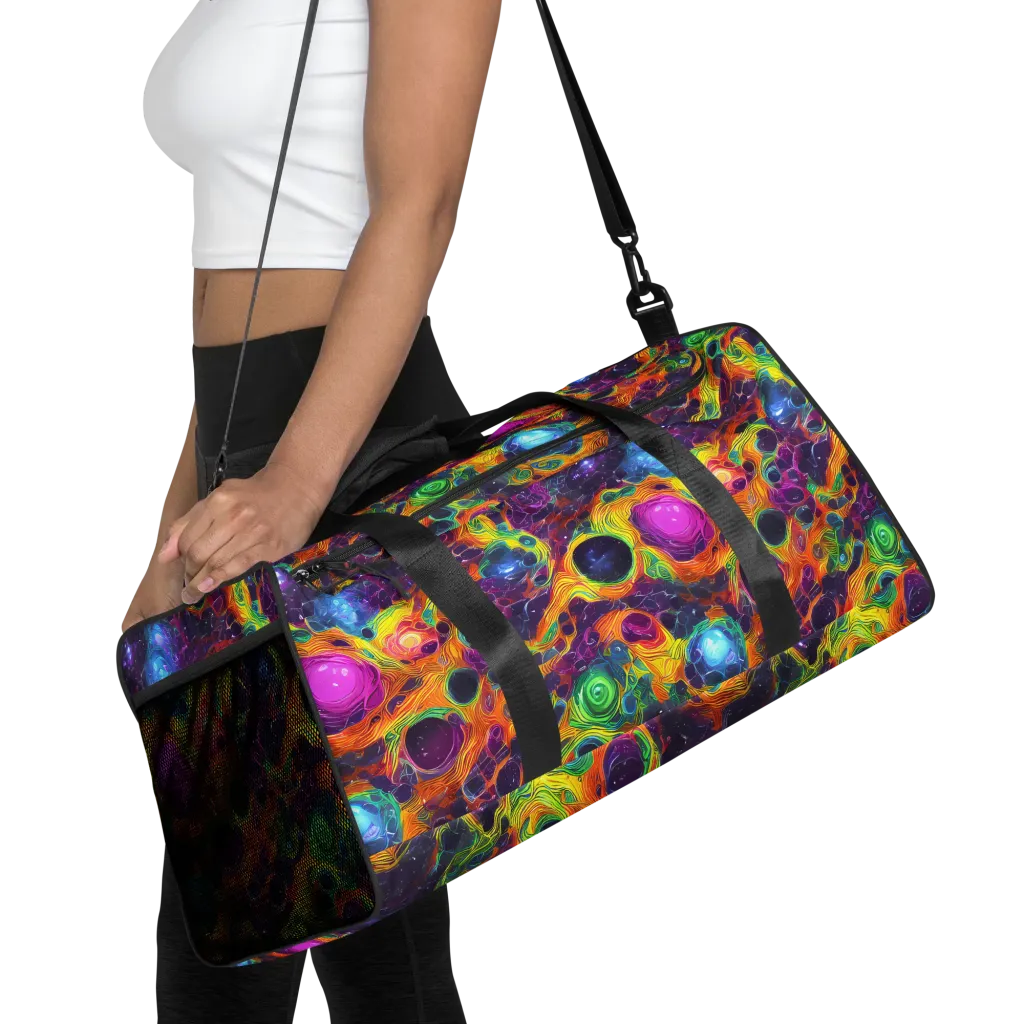 Luminous Orbits on Duffle Bag — Front