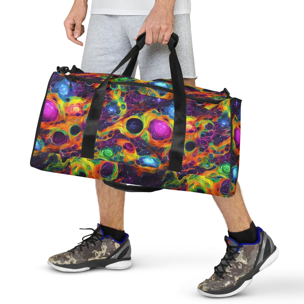Luminous Orbits on Duffle Bag — Front