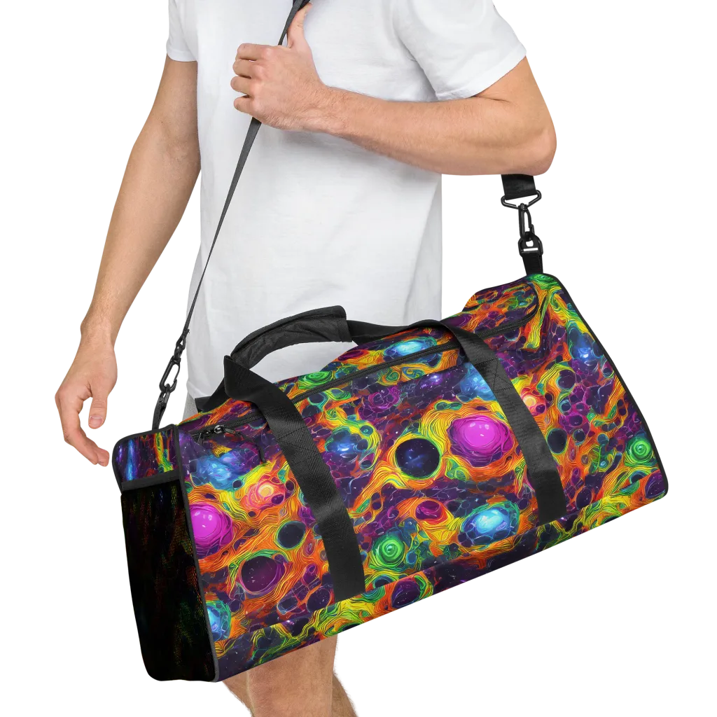 Luminous Orbits on Duffle Bag — Right Front