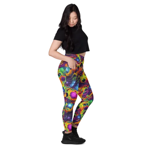 Luminous Orbits on a Leggings with Pockets