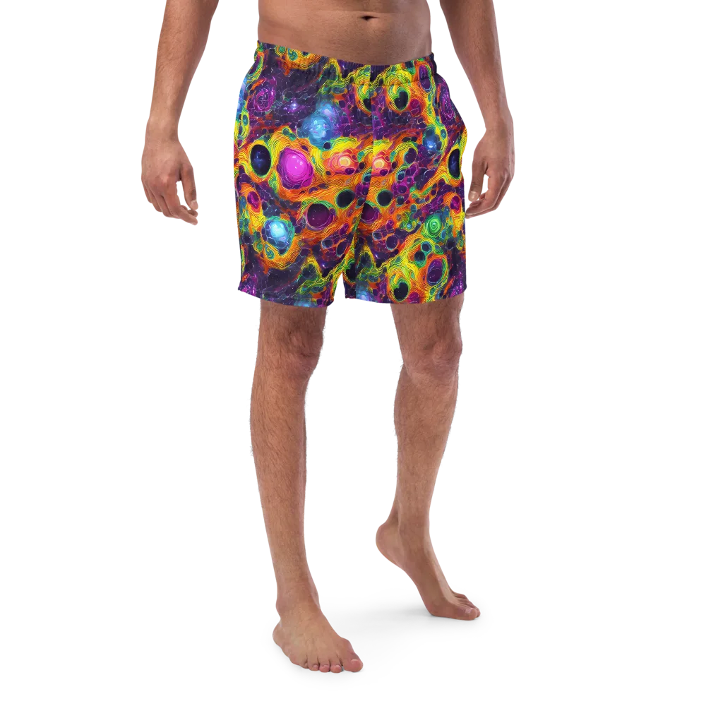 Luminous Orbits on Swim Trunks — Front