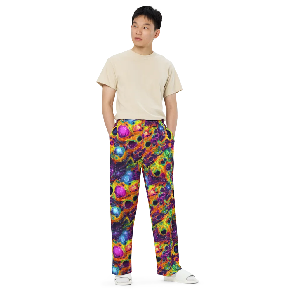 Luminous Orbits on Wide-Leg Pants — Front