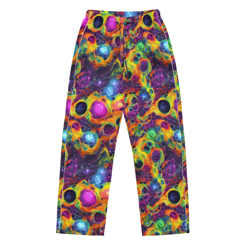 Luminous Orbits on Women's Pajama Pants — Front