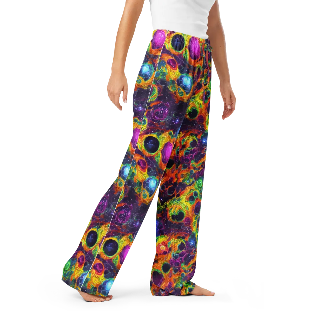 Luminous Orbits on Women's Pajama Pants — Right Front