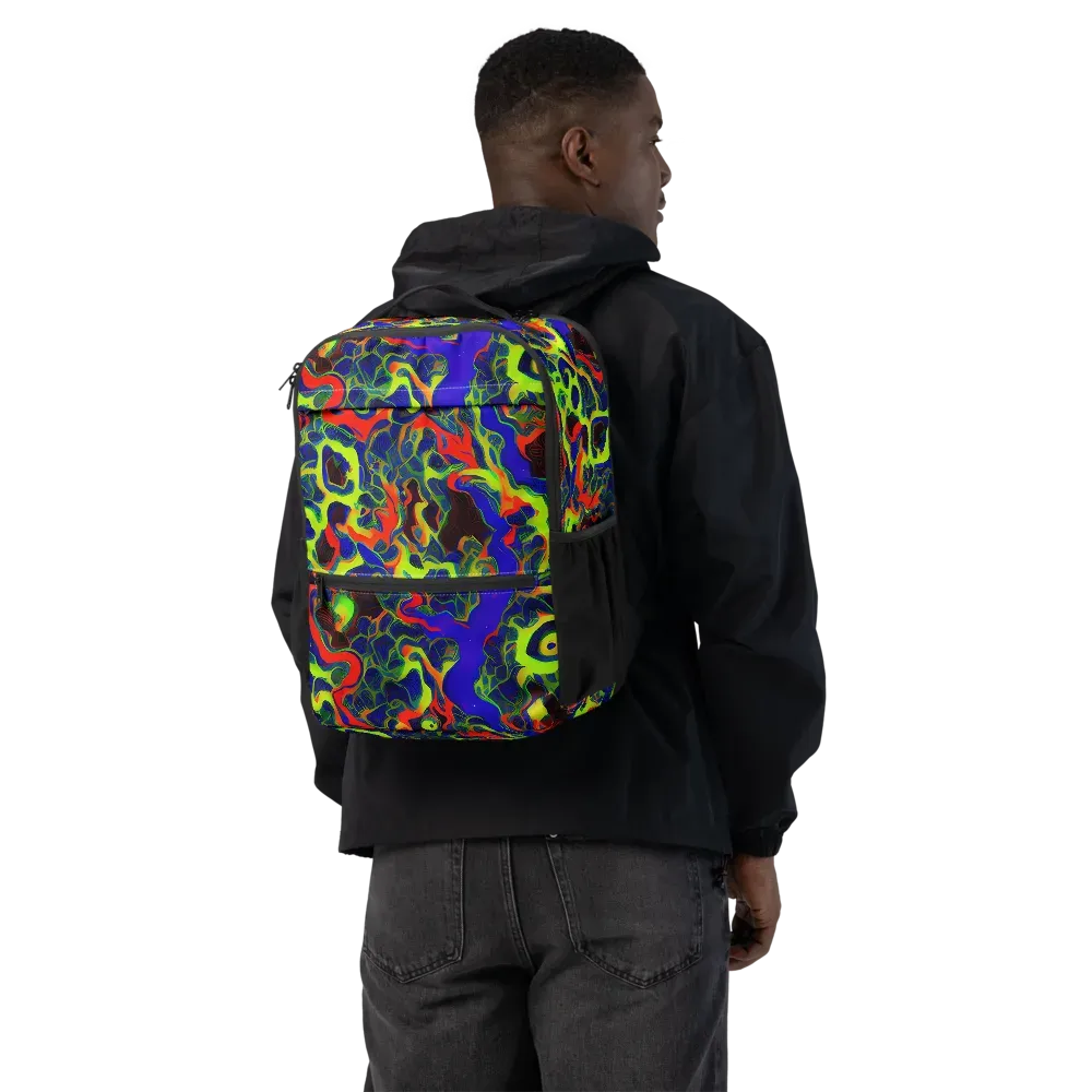 Lucid Static on Utility Backpack — Back