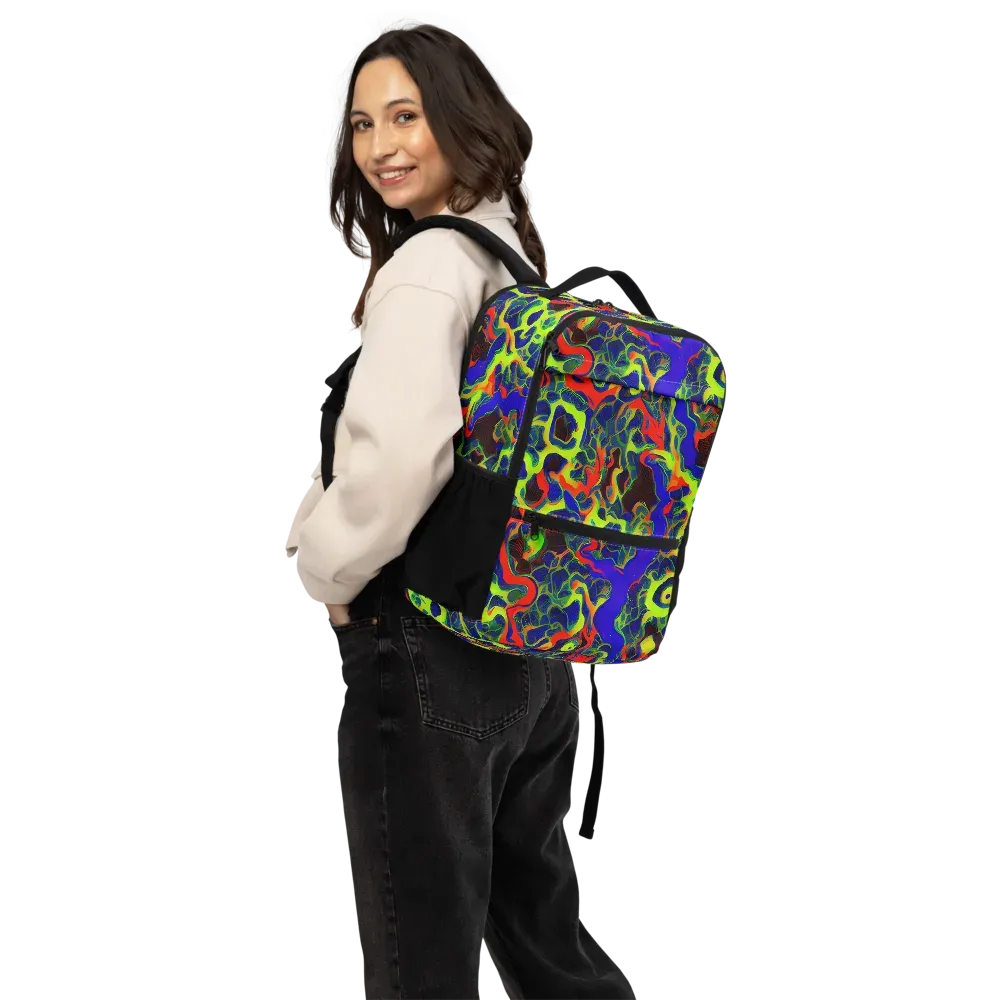 Lucid Static on Utility Backpack — Back