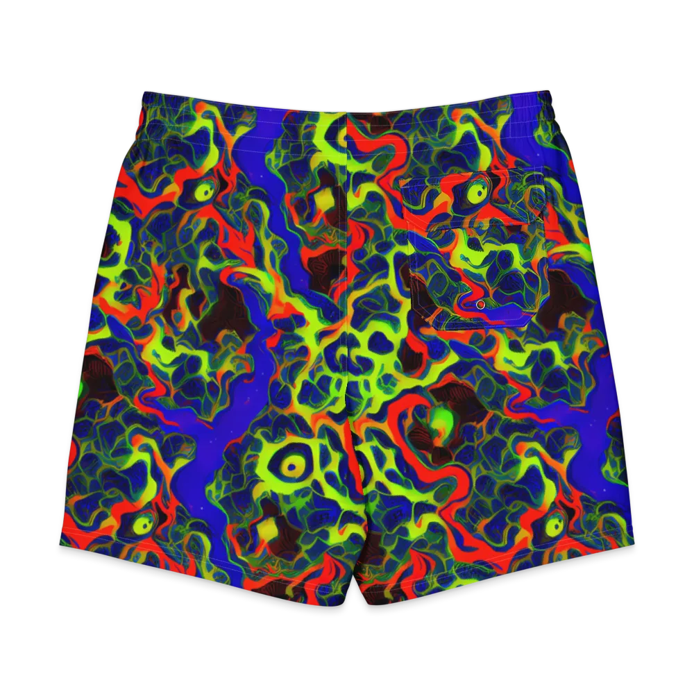 Lucid Static on Men's Board Shorts — Back