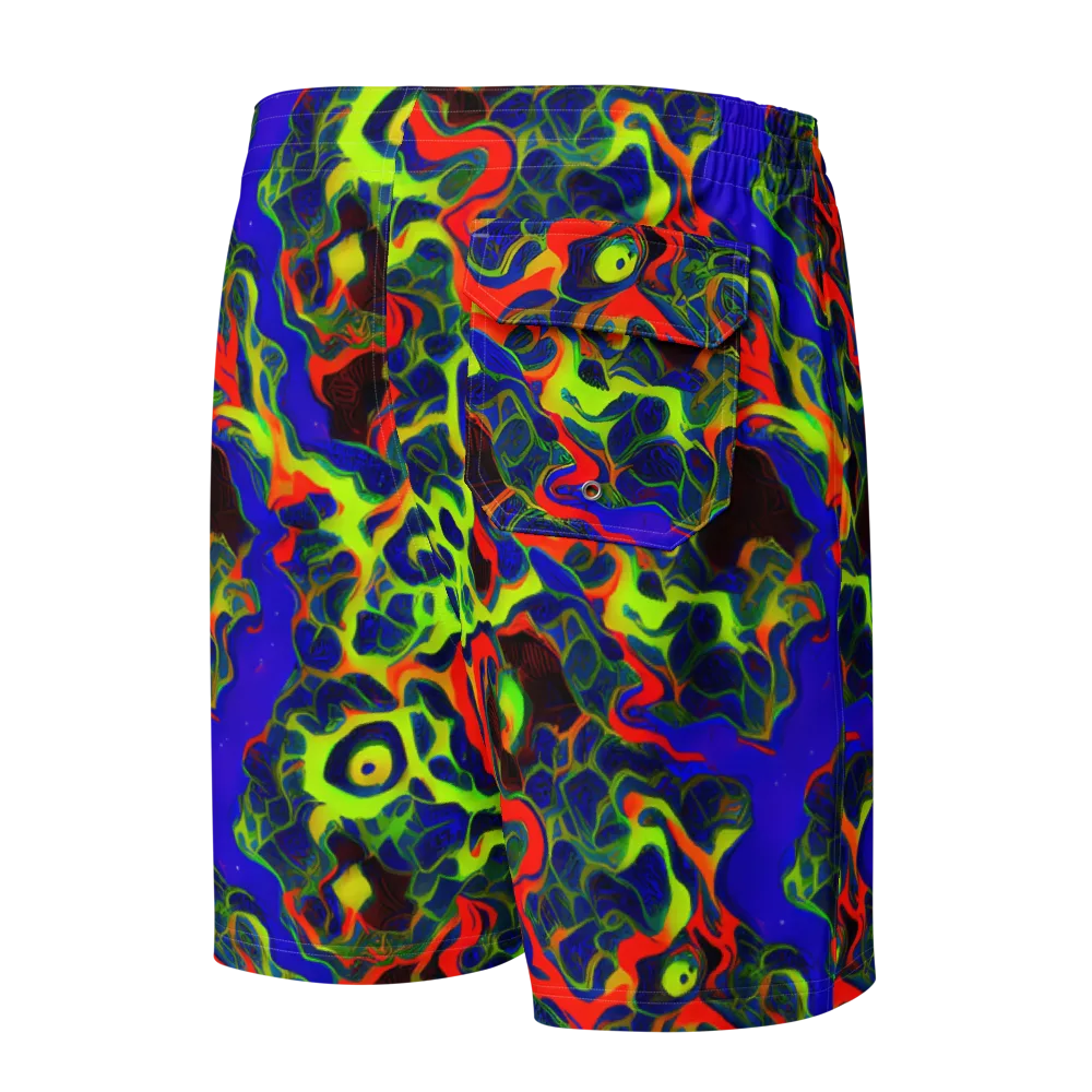 Lucid Static on Men's Board Shorts — Back