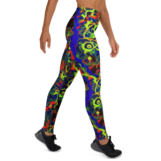 Lucid Static on a Yoga Leggings