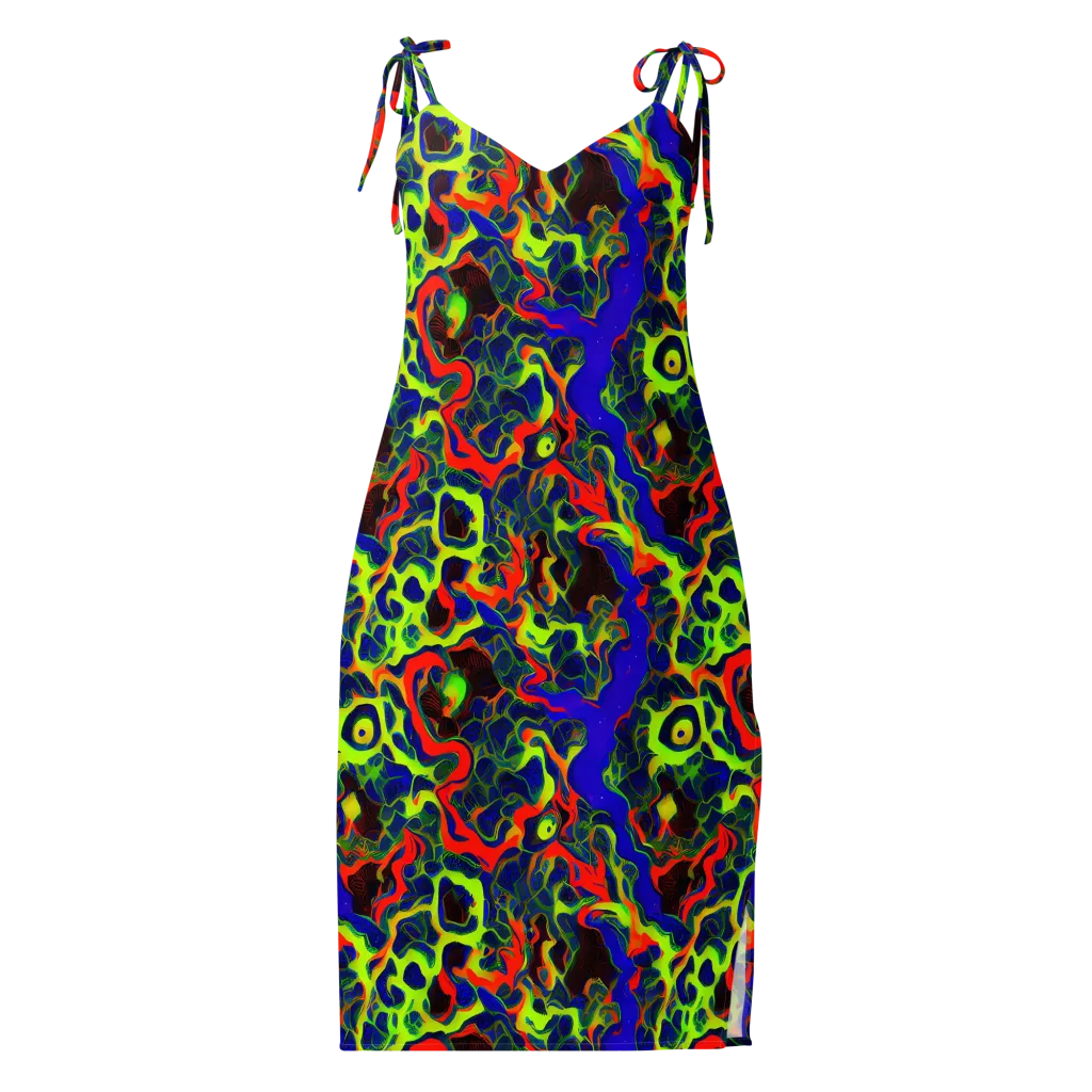 Lucid Static on Slip Dress — Front