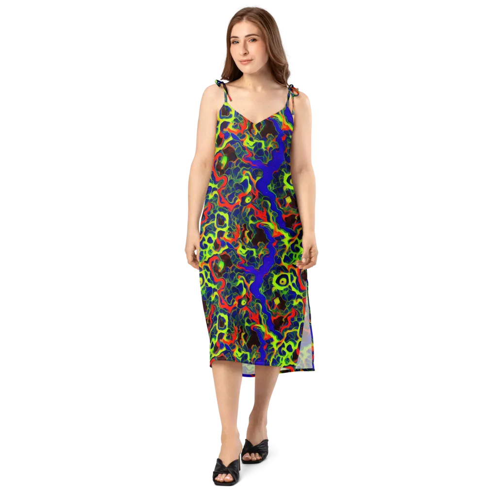 Lucid Static on Slip Dress — Front
