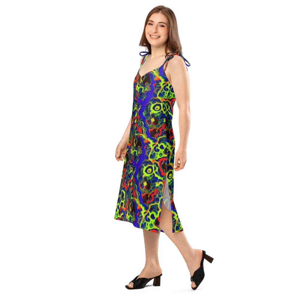 Lucid Static on Slip Dress — Left Front
