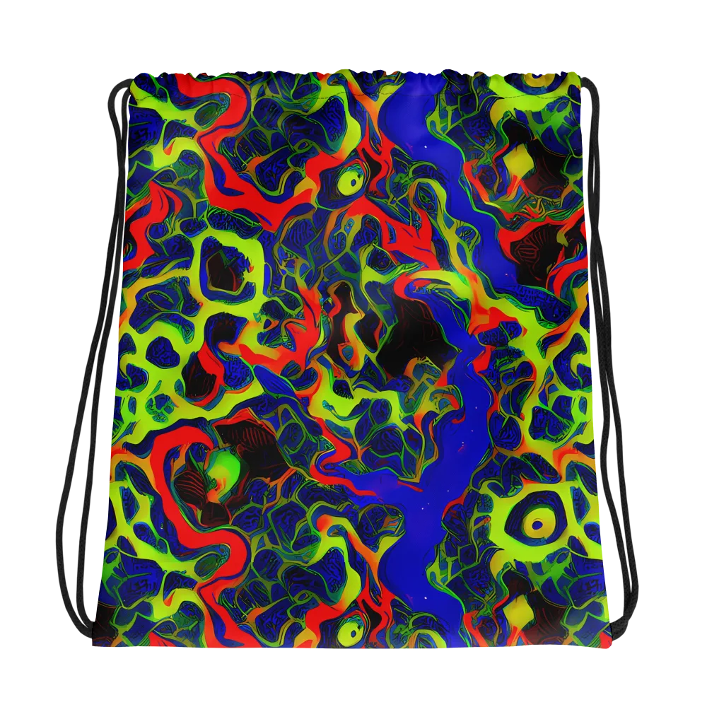 Lucid Static on Drawstring Bag — Photo