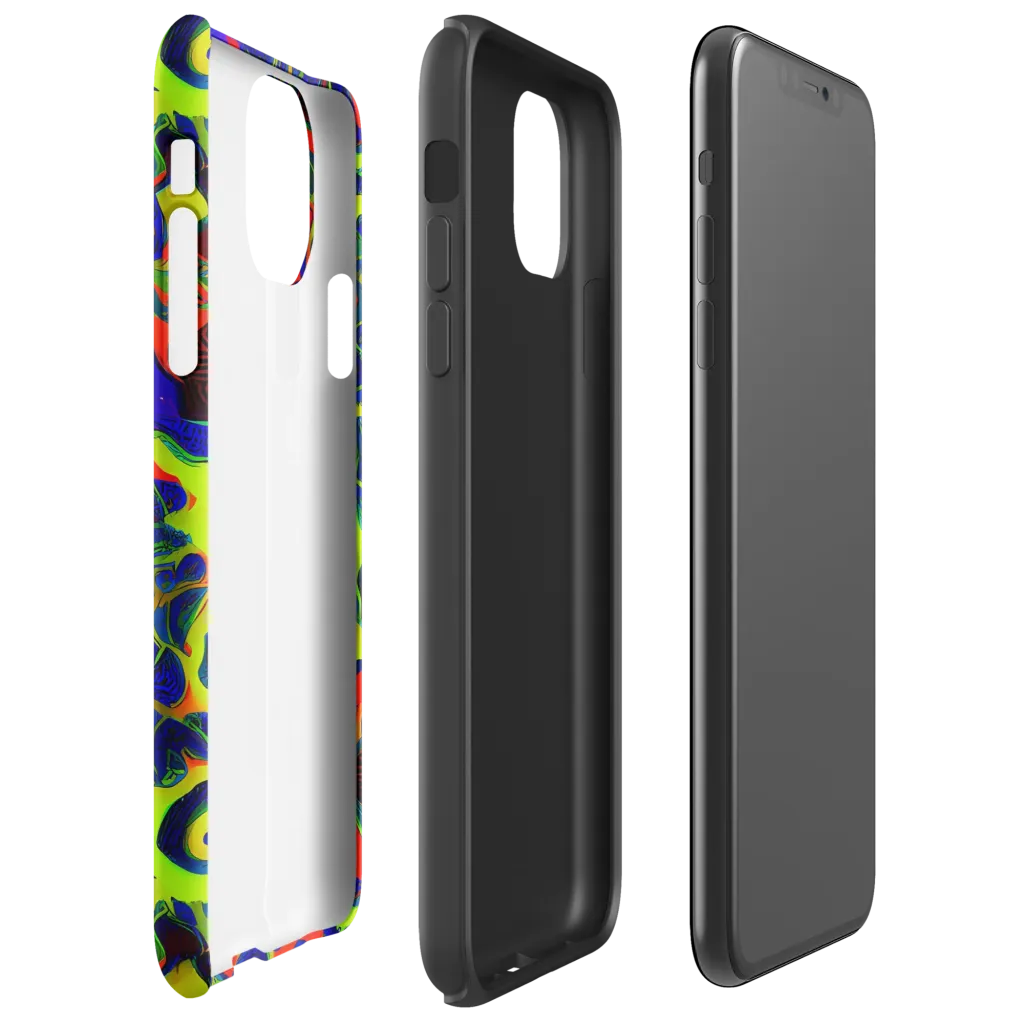 Lucid Static on Tough Case for iPhone® — Right