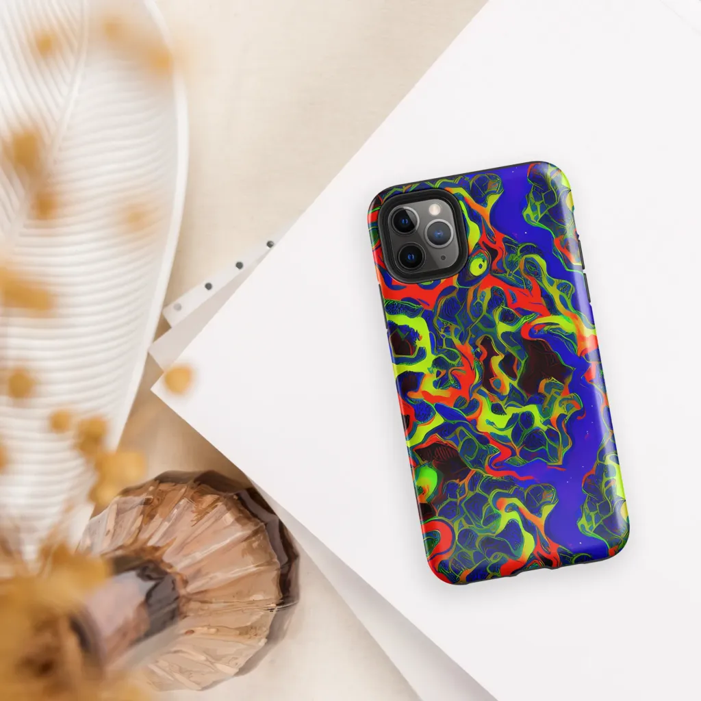 Lucid Static on Tough Case for iPhone® — Front