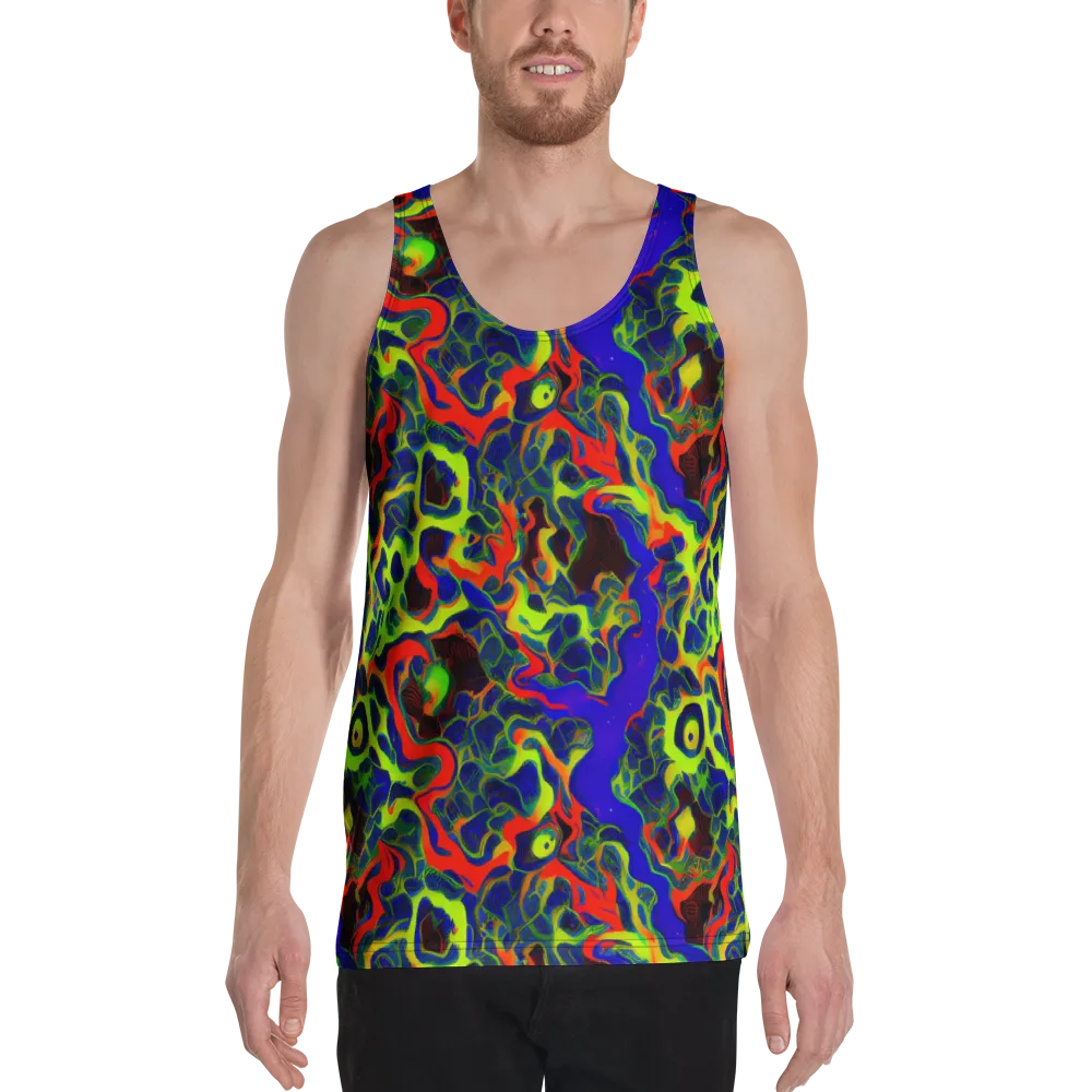 Lucid Static on Men's Tank Top — Front
