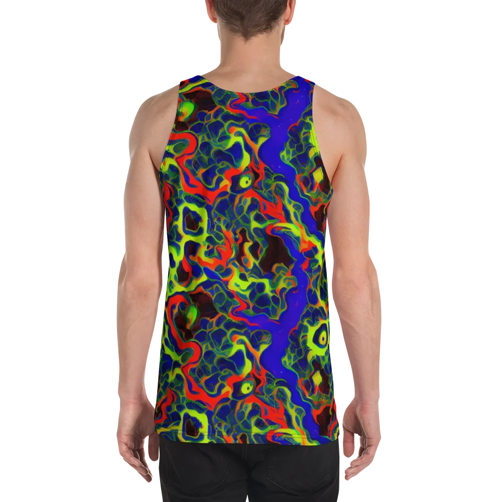 Lucid Static on Men's Tank Top — Back